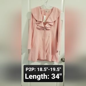 QZGZ Fit & Flare Coat, NWT, Asian Size XXL/US Size Large (12)